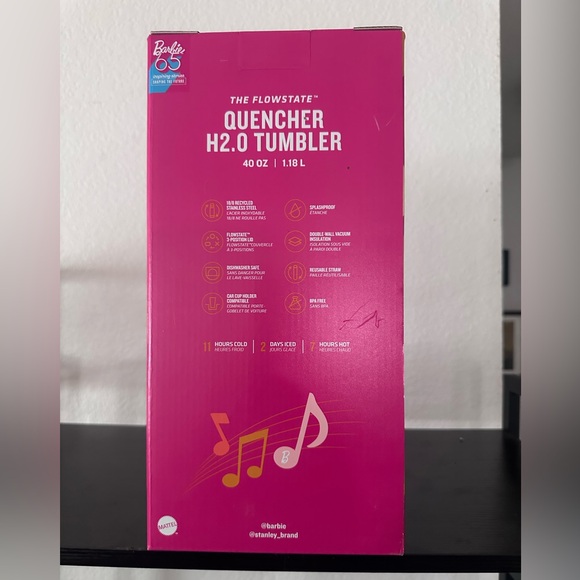 NIB Stanley Barbie Pink Tumbler - Picture 2 of 4